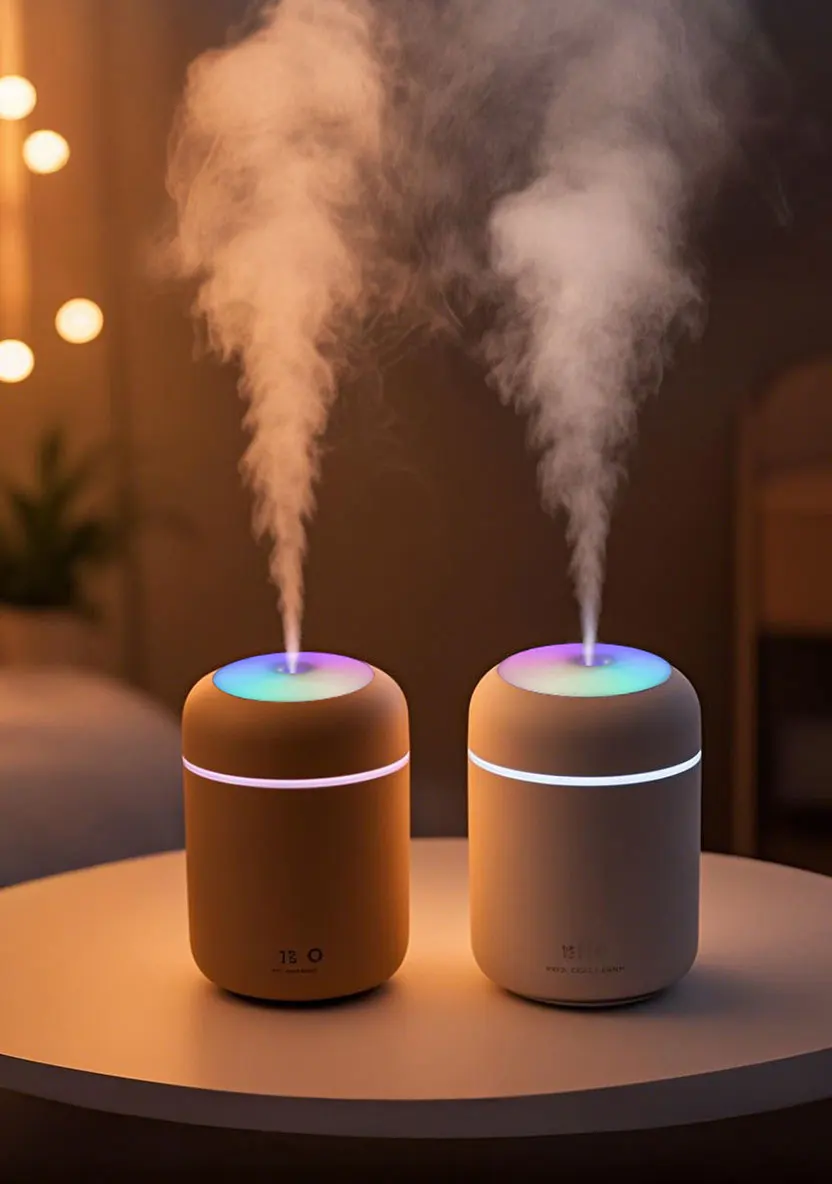 300ml Aromatherapy Diffuser Humidifier Air Purifier Car Home Use Seven-color Light Aromatherapy Essential Oil - Image 6