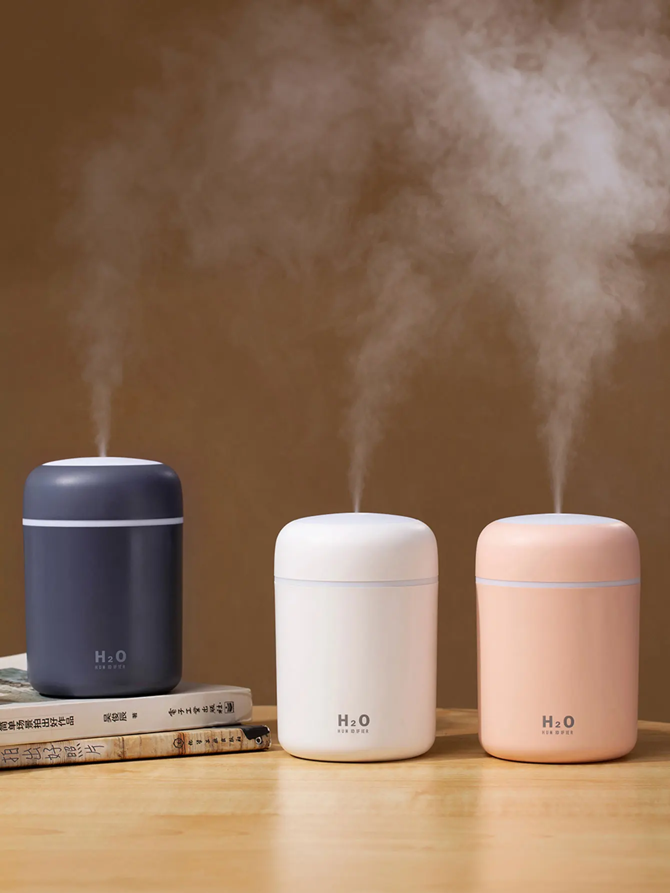 300ml Aromatherapy Diffuser Humidifier Air Purifier Car Home Use Seven-color Light Aromatherapy Essential Oil - Image 2