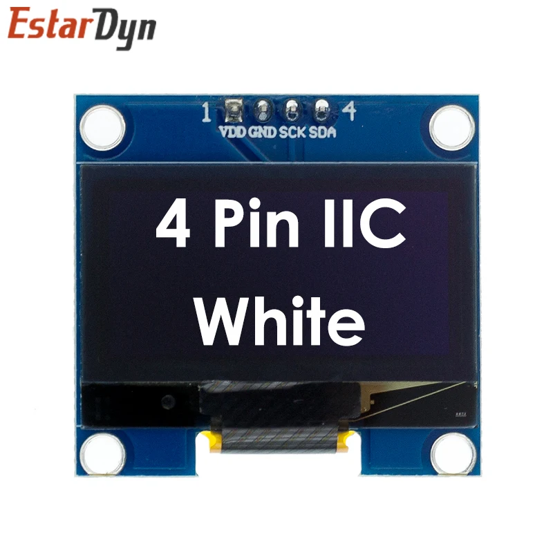 RoHS 1.3 inch OLED Module White/Blue SPI/IIC I2C Communicate Color 128X64 1.3 inch OLED LCD LED Display Module 1.3 من التحرير الجماعيوحدة عرض OLED مقاس 1.3 بوصة متوافقة مع معايير RoHS، تدعم الألوان الأبيض والأزرق، وتدعم بروتوكولات SPI/IIC وI2C، بدقة 128×64 بكسل. - Image 8