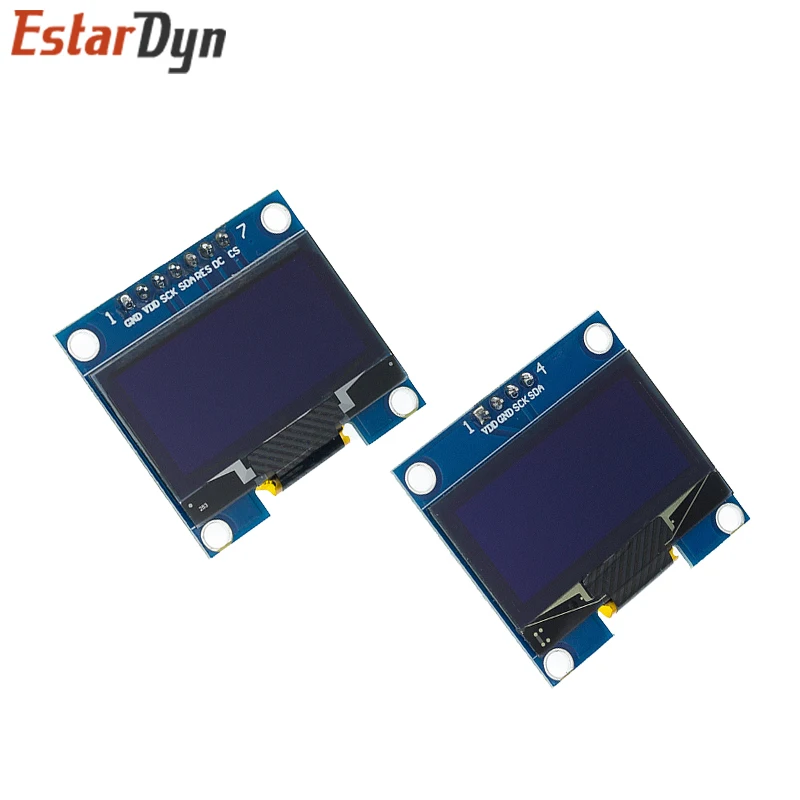 RoHS 1.3 inch OLED Module White/Blue SPI/IIC I2C Communicate Color 128X64 1.3 inch OLED LCD LED Display Module 1.3 من التحرير الجماعيوحدة عرض OLED مقاس 1.3 بوصة متوافقة مع معايير RoHS، تدعم الألوان الأبيض والأزرق، وتدعم بروتوكولات SPI/IIC وI2C، بدقة 128×64 بكسل. - Image 5