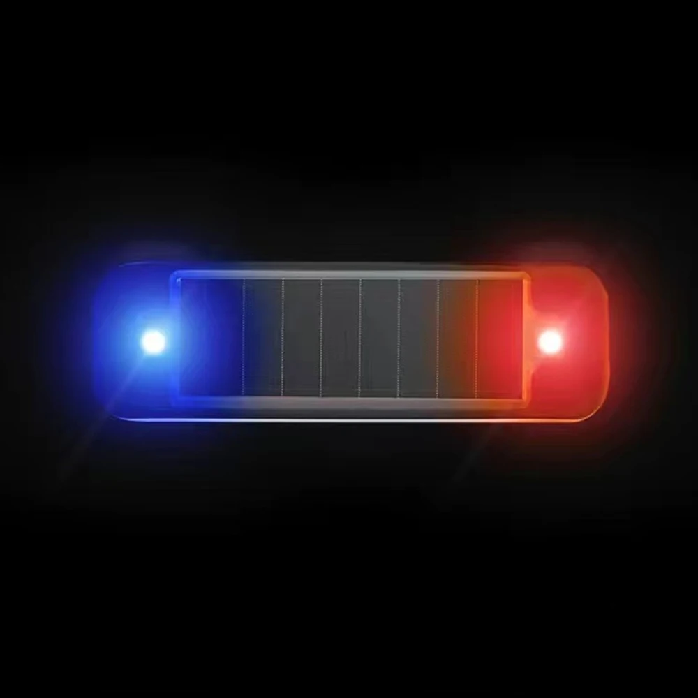 Mini LED Solar Power Car Warning Light Night Security Simulated Alarm Wireless Anti-Theft Caution Lamp Flashing Dummy Alarm Lamp - Image 9