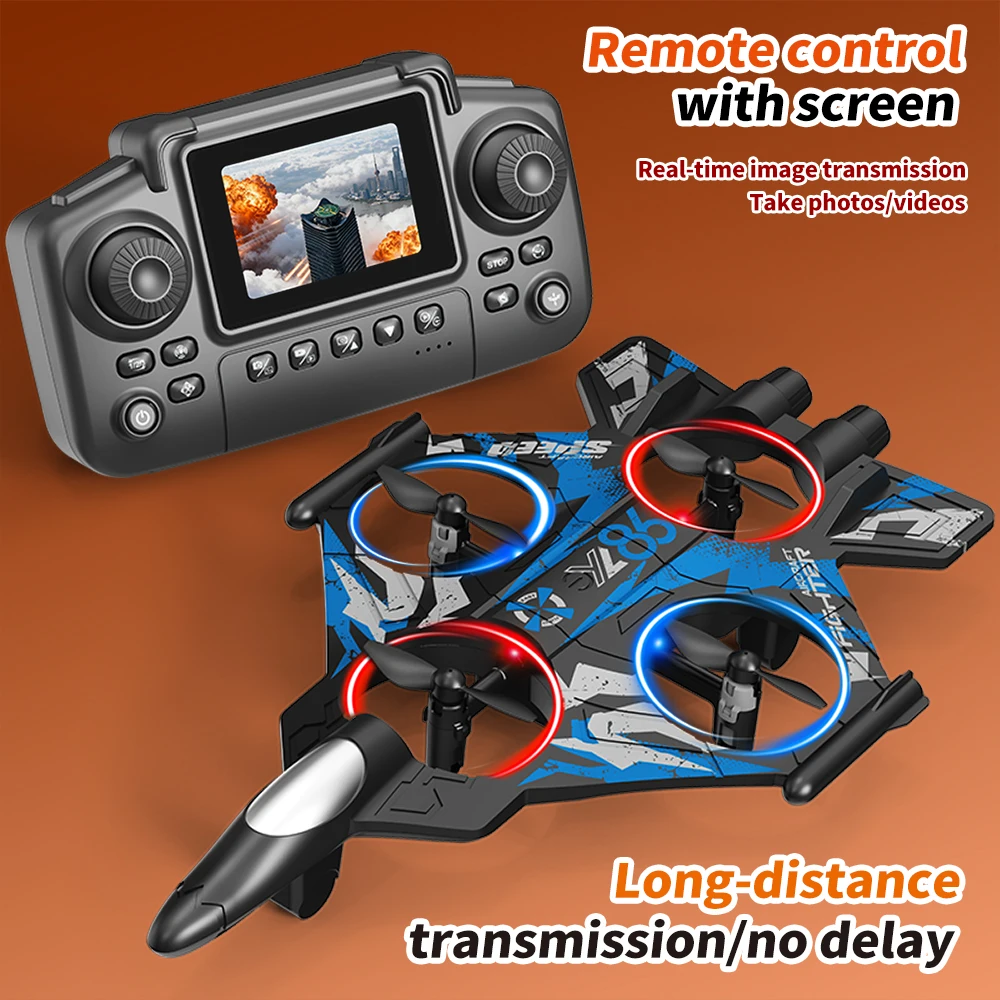 2026 New YL86 RC Foam Airplane 2.4G WIFI RC Fighter Stunt Tumbling Helicopter with LED Colored Lights Airplane Boys' Toys Gifts - Image 3