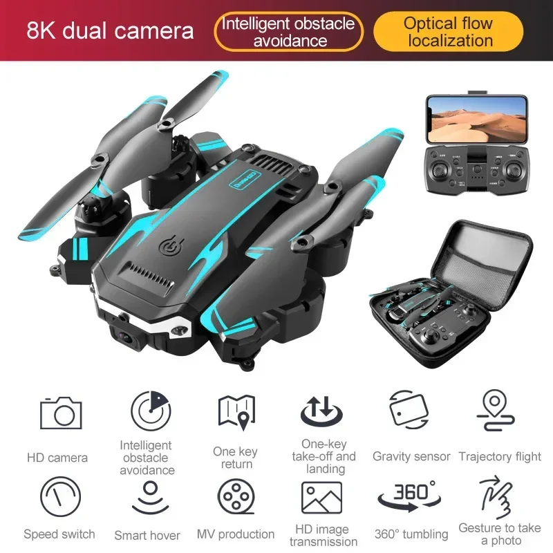 طائرة بدون طيار خارجية G6 5G احترافية بدقة 8K HD للتصوير الجوي متعدد الاتجاهات وتجنب العوائق، رباعية المراوح، مسافة 10000 متر من التحرير الجماعيطائرة درون خارجية G6 احترافية بتقنية 5G، تصوير جوي بدقة 8K HD، متعددة الاتجاهات، تجنب العوائق، مدى يصل إلى 10000 متر - Image 7