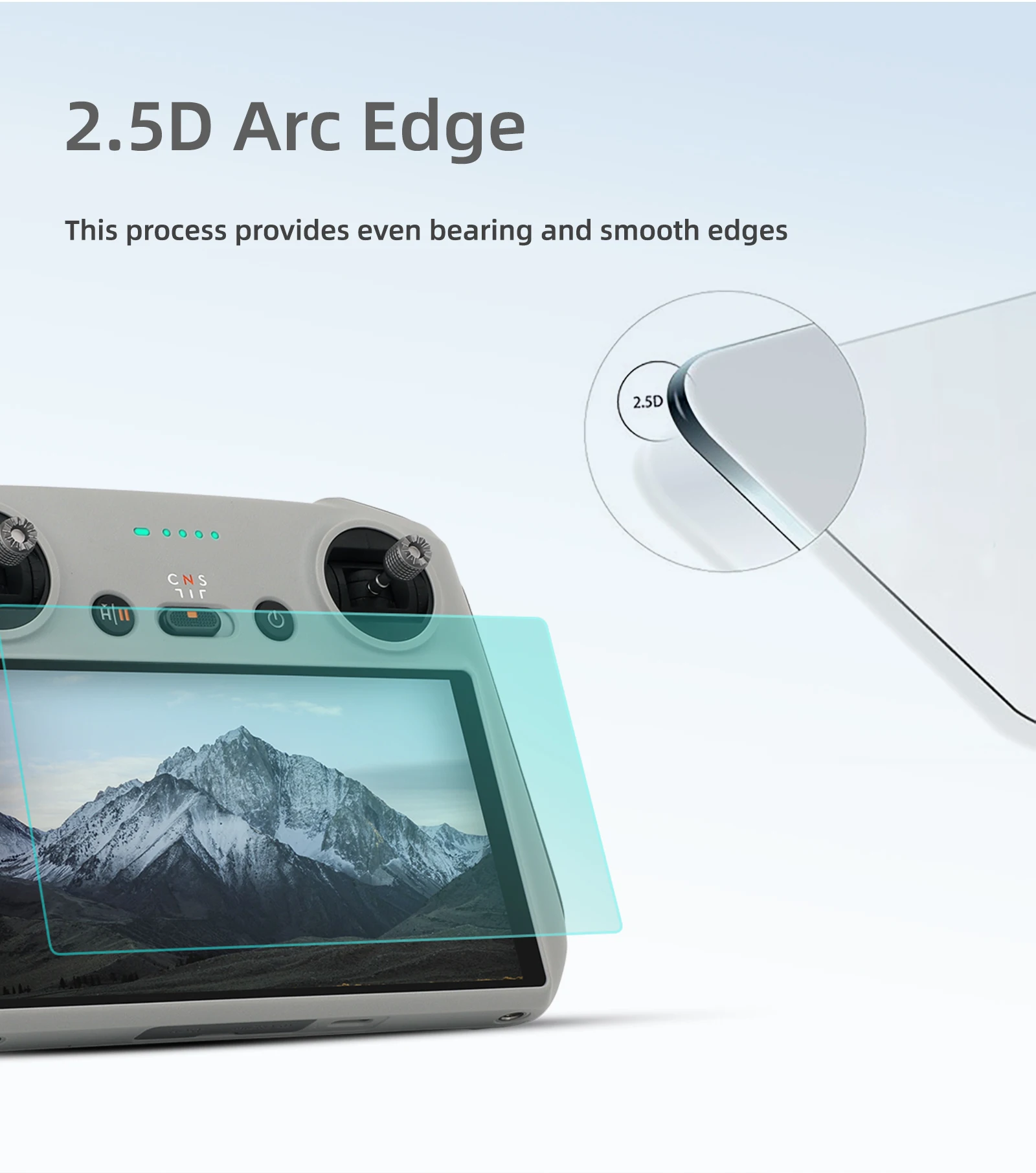 فيلم الحماية لـ DJI Mini 3/3 Pro Mini 4 5 Pro HD Glass Screen Protector Anti-Scratch Screen Film RC RC 2 Remote Accessories من التحرير الجماعيفيلم حماية لشاشة DJI Mini 3/3 Pro Mini 4 5 Pro HD من الزجاج المقاوم للخدش، ملحقات جهاز التحكم عن بعد RC 2 - Image 6