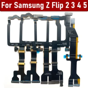 استبدال كابل شريط مرن للوحة الأم وموصلها وشاشة LCD لهواتف سامسونج Z Flip 2 3 4 5 6 7 F1707B F711 F721 F731 F700 من قسم التحرير الجماعيلوحة رئيسية، موصل لوحة أم، كابل مرن لشاشة LCD، بديل لشريط سامسونج Z Flip 2 3 4 5 6 7 F1707B F711 F721 F731 F700