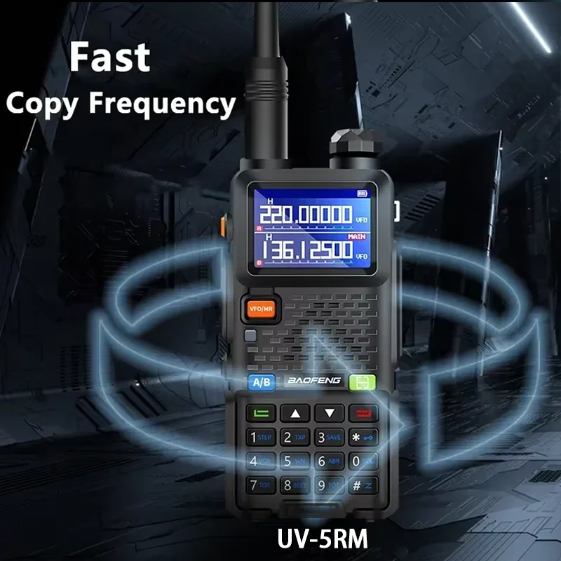 جهاز اتصال لاسلكي باوفينغ UV-5RM ببطارية 3800 مللي أمبير وشاحن USB-C بقدرة 14.5 واط، يدعم نطاقات UHF وVHF اللاسلكية، ونسخ الترددات حتى 999 قناة، وتحديث راديو FM للهواة UV-5RH من قسم التحرير الجماعيجهاز لاسلكي باوفينغ UV-5RM، بطارية 3800 مللي أمبير، شاحن USB-C، 14.5 واط، نطاق ترددات UHF وVHF، نطاق تردد النسخ اللاسلكي 999 قناة، تحديث راديو FM للهواة UV-5RH - Image 6