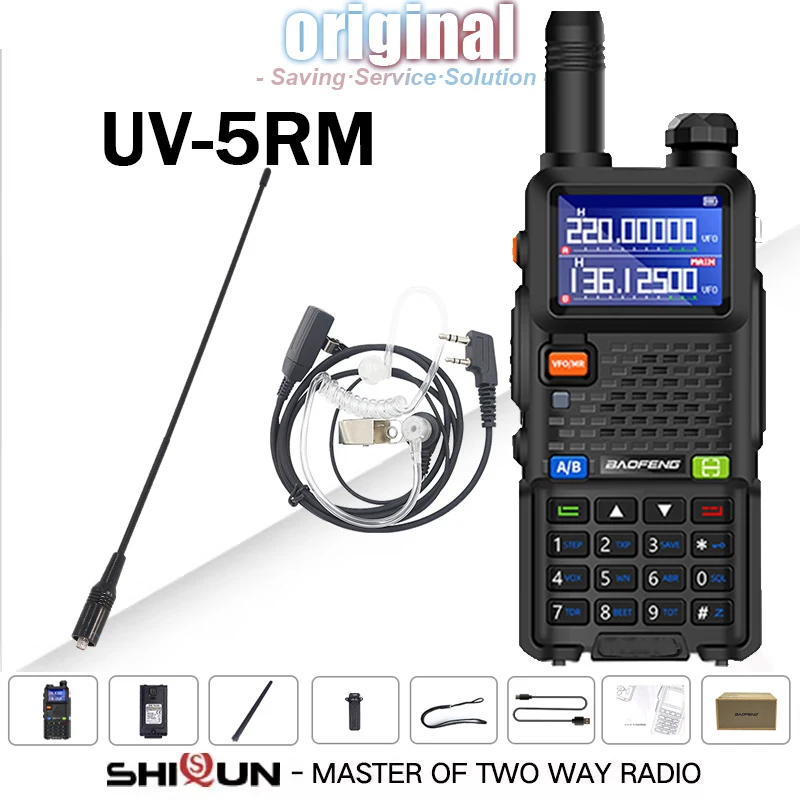 جهاز اتصال لاسلكي باوفينغ UV-5RM ببطارية 3800 مللي أمبير وشاحن USB-C بقدرة 14.5 واط، يدعم نطاقات UHF وVHF اللاسلكية، ونسخ الترددات حتى 999 قناة، وتحديث راديو FM للهواة UV-5RH من قسم التحرير الجماعيجهاز لاسلكي باوفينغ UV-5RM، بطارية 3800 مللي أمبير، شاحن USB-C، 14.5 واط، نطاق ترددات UHF وVHF، نطاق تردد النسخ اللاسلكي 999 قناة، تحديث راديو FM للهواة UV-5RH - Image 8