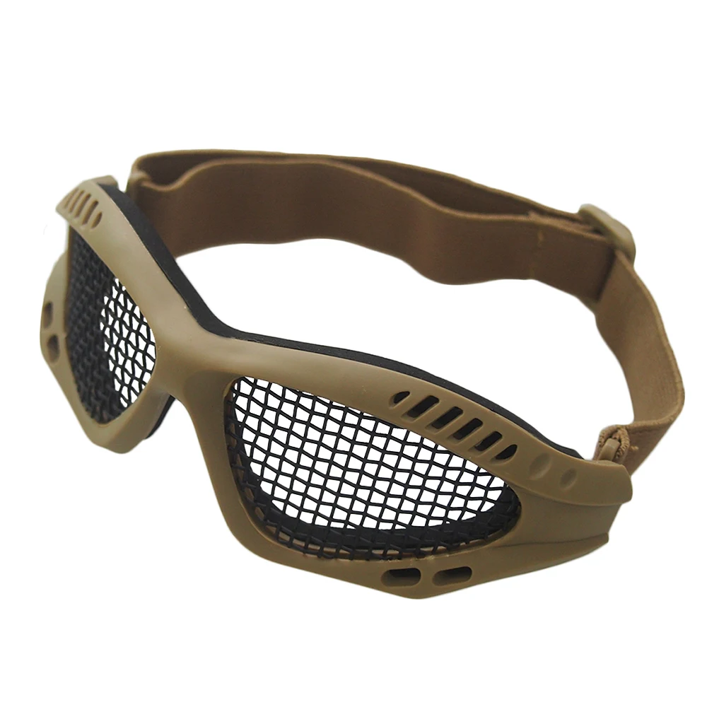 نظارات واقية مريحة للعينين مناسبة للعبة Airsoft، نظارات تكتيكية مضادة للضباب مزودة بشبكة معدنية/عدسات من البولي كربونات لصيد كرات الطلاء من قسم التعديل الجماعينظارات واقية مريحة وآمنة للعينين للاستخدام الخارجي، مناسبة للعبة إيرسوفت، مزودة بعدسات معدنية شبكية/بولي كربونات، مضادة للضباب، مثالية لصيد كرات الطلاء. - Image 13