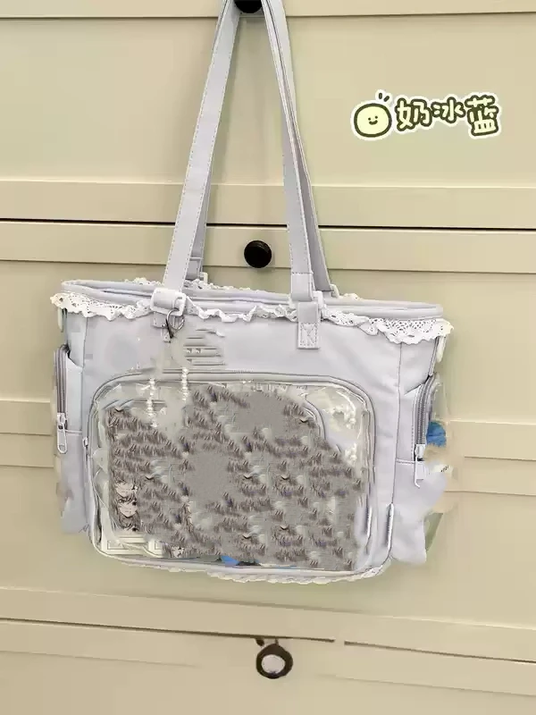 حقيبة باليه كبيرة الحجم من نوع Itabag اليابانية ثنائية الأبعاد ذات كتف واحد، هدية للأصدقاء، حقيبة يد نسائية من قسم التعديل الجماعيحقيبة كتف كبيرة الحجم بتصميم فتاة الباليه، من إيتاباغ اليابانية، ثنائية الأبعاد، هدية مثالية للأصدقاء، حقيبة يد نسائية - Image 9
