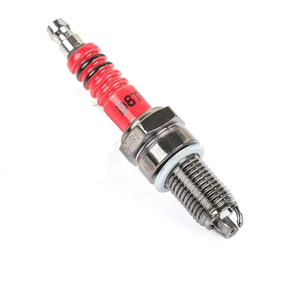 Racing 3 Triple Electrode Spark Plug A7TC For GY6 50CC 110CC 125CC 150CC ATV Scooter Dirt Bike Go Kart Motorcycle Accessories من قسم التحرير الجماعيشمعة إشعال ثلاثية الأقطاب من Racing 3 طراز A7TC لمحركات GY6 سعة 50 و110 و125 و150 سم مكعب، مناسبة للدراجات الرباعية والدراجات البخارية والدراجات الترابية وعربات الكارتينج وملحقات الدراجات النارية. - Image 3