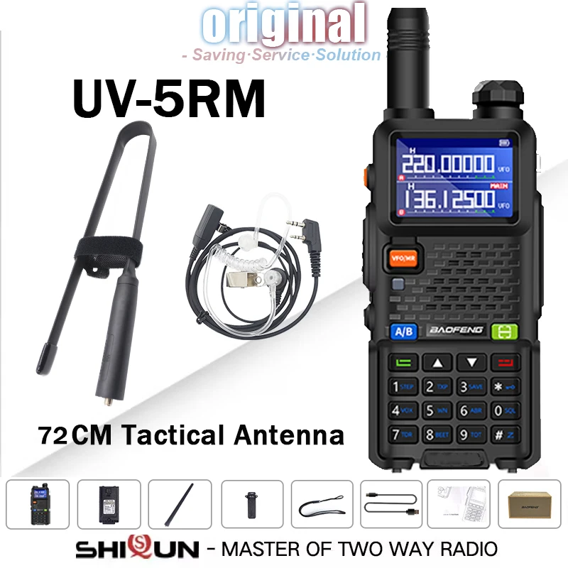 جهاز اتصال لاسلكي باوفينغ UV-5RM ببطارية 3800 مللي أمبير وشاحن USB-C بقدرة 14.5 واط، يدعم نطاقات UHF وVHF اللاسلكية، ونسخ الترددات حتى 999 قناة، وتحديث راديو FM للهواة UV-5RH من قسم التحرير الجماعيجهاز لاسلكي باوفينغ UV-5RM، بطارية 3800 مللي أمبير، شاحن USB-C، 14.5 واط، نطاق ترددات UHF وVHF، نطاق تردد النسخ اللاسلكي 999 قناة، تحديث راديو FM للهواة UV-5RH - Image 15