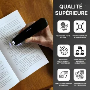 قلم ترجمة جديد قابل للتخصيص يعمل دون اتصال بالإنترنت للمعلمين والطلاب، قاموس إنجليزي، نقطة مسح ذكية، قراءة 112 لغة من التحرير الجماعيقلم ترجمة جديد قابل للتخصيص يعمل دون اتصال بالإنترنت، مناسب للمعلمين والطلاب، مزود بخاصية المسح الذكي وقراءة 112 لغة.