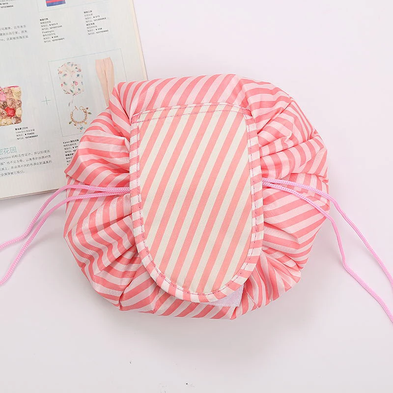 Women Drawstring Cosmetic Bag Travel Storage Makeup Bag Organizer Female Make Up Pouch Portable Waterproof Toiletry Beauty Case - Image 13