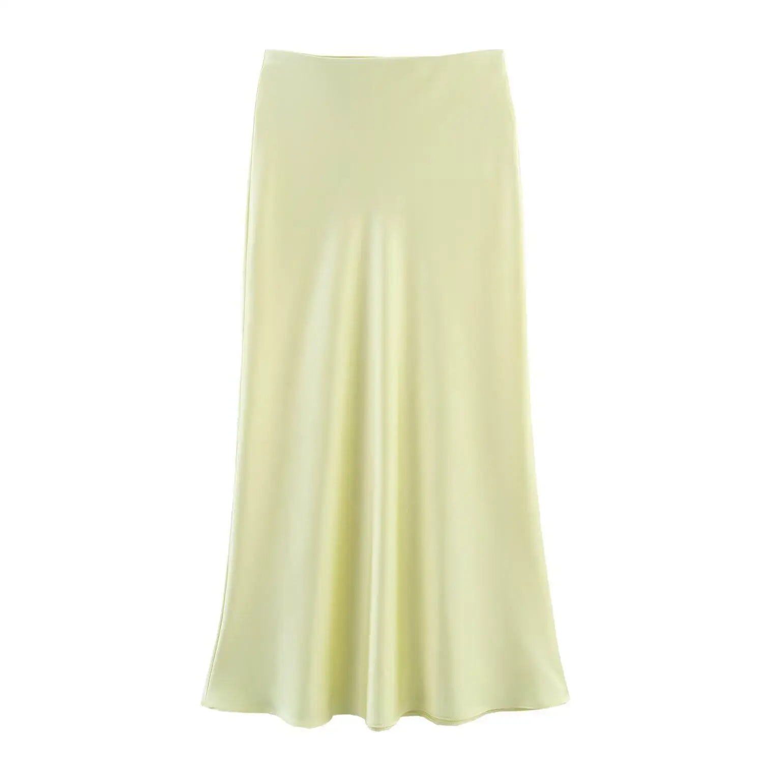 Willshela 2024 Black Satin Skirt Woman High Waist Elegant Long Skirts For Women Fashion Summer Midi Skirt Office Womens Skirts من قسم التحرير الجماعيتنورة ويلشيلا 2024 سوداء من الساتان، تنورة طويلة أنيقة بخصر عالٍ للنساء، تنورة ميدي صيفية عصرية للنساء، تنانير نسائية للعمل - Image 14