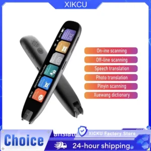 XIKCU S65 Pro Smart Voice Translator 142 Languages ​​WIFI Scan Scan Translation Pen Scanning Translation Pen For Business Travel Abroad من التحرير الجماعيقلم الترجمة الصوتية الذكي XIKCU S65 Pro يدعم 142 لغة، مزود بتقنية واي فاي، قلم ترجمة ومسح ضوئي، مثالي للسفر بغرض العمل أو السفر إلى الخارج