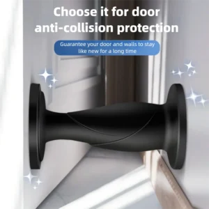 Self Adhesive Door Stopper Strong Suction Doorstop Floor Holder Silicone Anti Collision Home Bedroom Wall Protectors