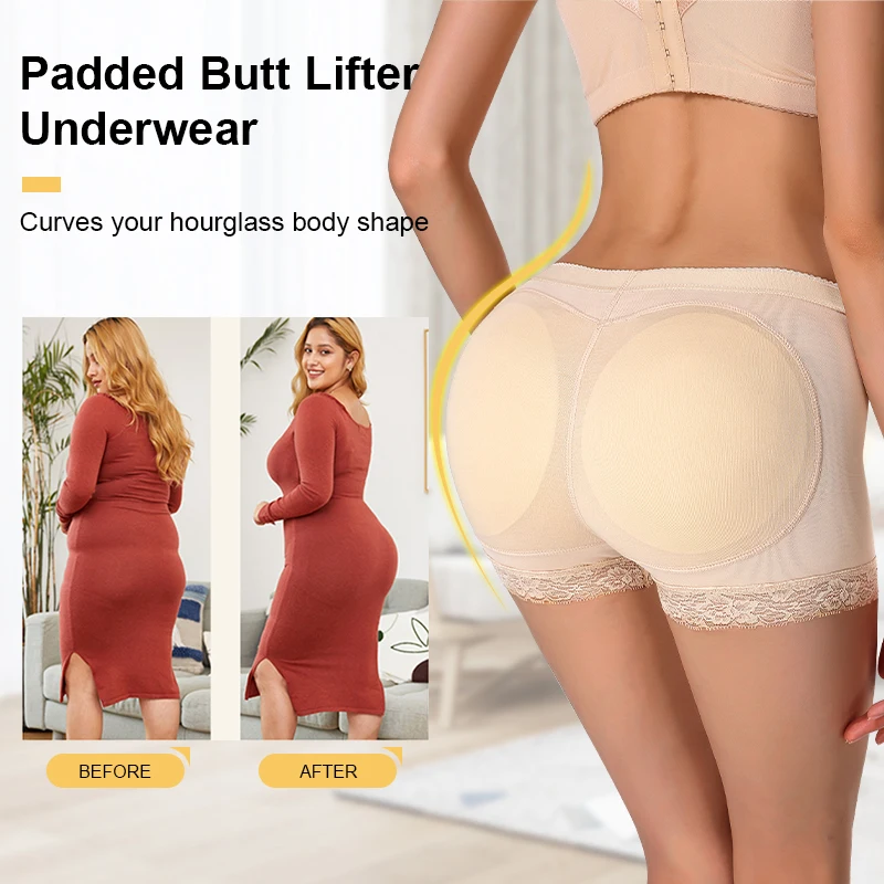 Women Butt Lifter Panty Fake Buttock Body Shaper Padded Underwear Lady Sexys Lift Bum High Waist Tummy Control Hip Panties - Image 3