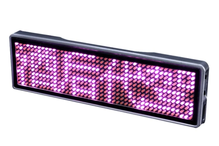 شارة اسم LED بلوتوث جديدة تمامًا، لوحة رسائل قابلة للبرمجة، شاشة LED صغيرة، عرض نمط نص وأرقام عالية الدقة من التحرير الجماعيشارة اسم LED جديدة كليًا بتقنية بلوتوث، لوحة رسائل قابلة للبرمجة، شاشة LED صغيرة، عرض نص عالي الدقة، عرض أرقام وأنماط - Image 8