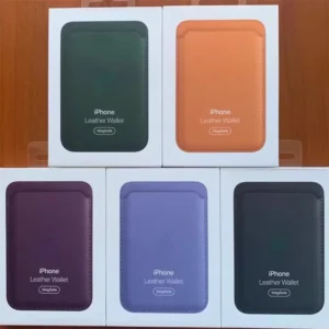 حافظة حامل البطاقات المغناطيسية الأصلية لمحفظة Magsafe لهواتف iPhone 13 و17 و16 و15 و12 و14 Pro Max وحقيبة سامسونج الجلدية مع غطاء صندوق من قسم التعديل الجماعيحافظة أصلية من ماج سيف، حامل بطاقات مغناطيسي، متوافقة مع أجهزة آيفون 13، 17، 16، 15، 12، 14 برو ماكس، حقيبة جلدية من سامسونج مع غطاء وعلبة.