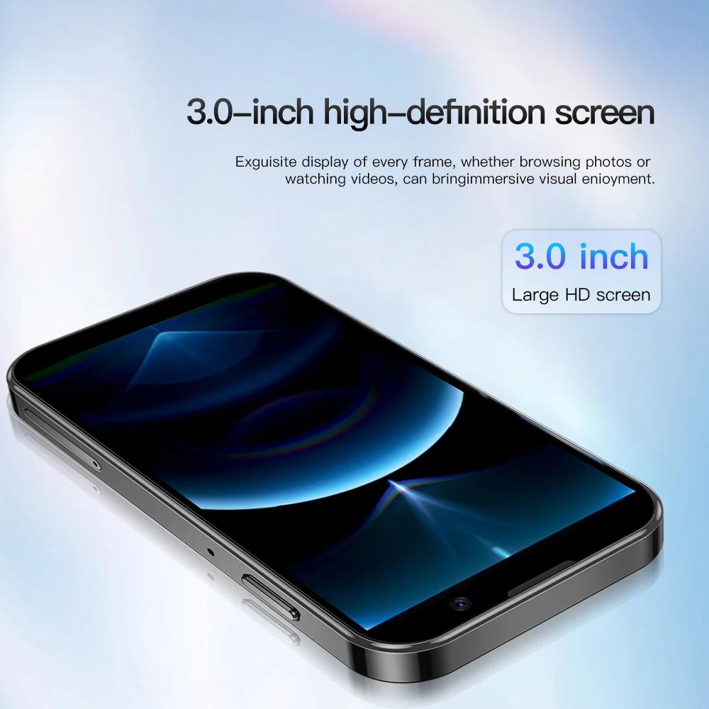 SERVO 16SE Mini Smartphone 16GB ROM Android 9.0 Wifi Dual SIM Standby Play Store 3G WCDMA 3.0Little Smart Cellphone New Version من التحرير الجماعيهاتف SERVO 16SE الذكي الصغير، ذاكرة داخلية 16 جيجابايت، نظام تشغيل أندرويد 9.0، واي فاي، شريحتان، وضع الاستعداد، متجر جوجل بلاي، يدعم شبكات الجيل الثالث WCDMA، شاشة 3.0 بوصة، إصدار جديد - Image 3