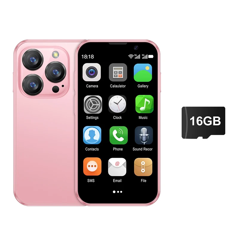SERVO 16SE Mini Smartphone 16GB ROM Android 9.0 Wifi Dual SIM Standby Play Store 3G WCDMA 3.0Little Smart Cellphone New Version من التحرير الجماعيهاتف SERVO 16SE الذكي الصغير، ذاكرة داخلية 16 جيجابايت، نظام تشغيل أندرويد 9.0، واي فاي، شريحتان، وضع الاستعداد، متجر جوجل بلاي، يدعم شبكات الجيل الثالث WCDMA، شاشة 3.0 بوصة، إصدار جديد - Image 9