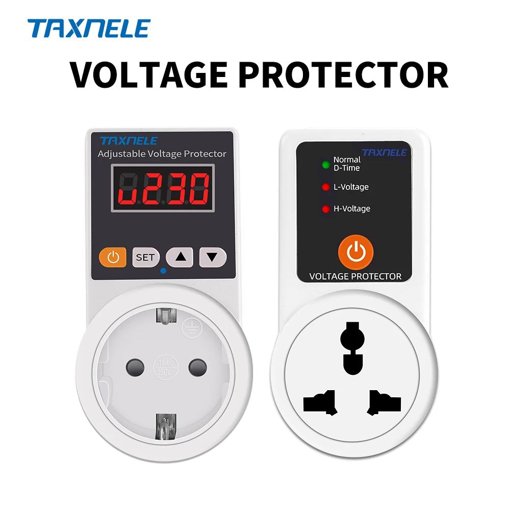 مقبس حماية الجهد الكهربائي AC 220V قابل للتعديل وثابت 16A مقبس حماية الجهد الكهربائي للثلاجة من التحرير الجماعيمقبس حماية الجهد الكهربائي تيار متردد 220 فولت قابل للتعديل وثابت 16 أمبير، مقبس حماية الجهد الكهربائي للثلاجة - Image 6