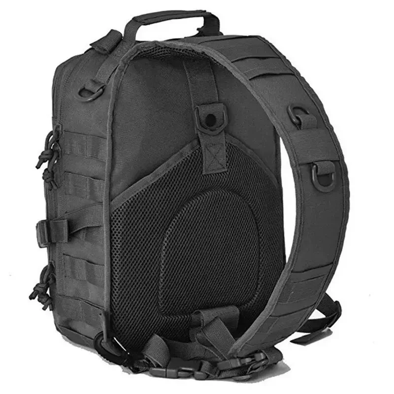 Rilibegan Chest Bag Waterproof Oxford Single Shoulder Bags Tactical Chest Bags Big Capacity Crossbody Bags Camouflage Chest Bag - Image 2