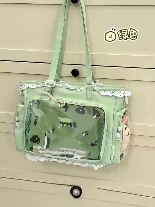 حقيبة باليه كبيرة الحجم من نوع Itabag اليابانية ثنائية الأبعاد ذات كتف واحد، هدية للأصدقاء، حقيبة يد نسائية من قسم التعديل الجماعيحقيبة كتف كبيرة الحجم بتصميم فتاة الباليه، من إيتاباغ اليابانية، ثنائية الأبعاد، هدية مثالية للأصدقاء، حقيبة يد نسائية - Image 10