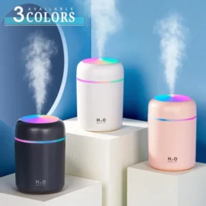Humidifier USB Ultrasonic Colorful Cup Aroma Diffuser Cool Humidifier Purifier with Light for Car Home Mute Spray Humidifier