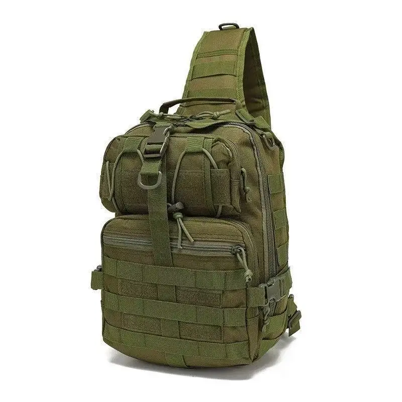 Rilibegan Chest Bag Waterproof Oxford Single Shoulder Bags Tactical Chest Bags Big Capacity Crossbody Bags Camouflage Chest Bag - Image 8