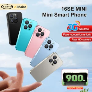 SERVO 16SE Mini Smartphone 16GB ROM Android 9.0 Wifi Dual SIM Standby Play Store 3G WCDMA 3.0Little Smart Cellphone New Version من التحرير الجماعيهاتف SERVO 16SE الذكي الصغير، ذاكرة داخلية 16 جيجابايت، نظام تشغيل أندرويد 9.0، واي فاي، شريحتان، وضع الاستعداد، متجر جوجل بلاي، يدعم شبكات الجيل الثالث WCDMA، شاشة 3.0 بوصة، إصدار جديد