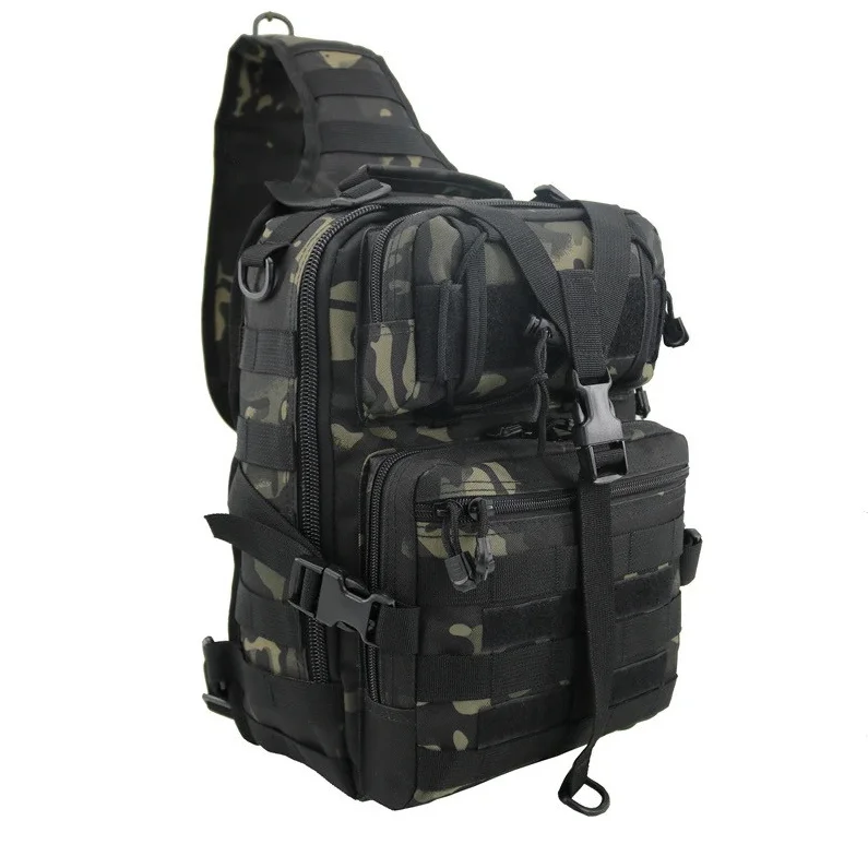 Rilibegan Chest Bag Waterproof Oxford Single Shoulder Bags Tactical Chest Bags Big Capacity Crossbody Bags Camouflage Chest Bag - Image 13