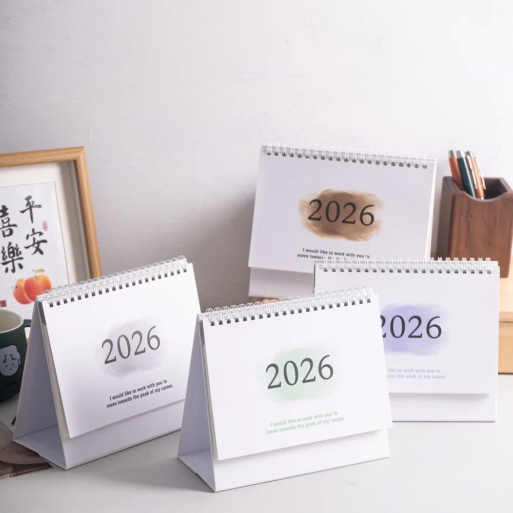 2026 تقويم مكتبي جديد كبير الحجم باللغة الإنجليزية، دفاتر تقويم سنوية، قائمة مهام شهرية، مخطط يومي، إدارة الوقت من التحرير الجماعيتقويم مكتبي جديد لعام 2026، تقويم إنجليزي كبير، قائمة مهام سنوية، مخطط يومي شهري، إدارة الوقت