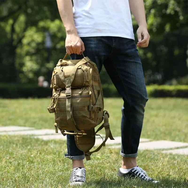 Rilibegan Chest Bag Waterproof Oxford Single Shoulder Bags Tactical Chest Bags Big Capacity Crossbody Bags Camouflage Chest Bag - Image 6