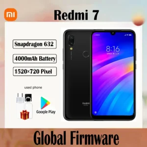 هاتف Xiaomi Redmi 7 الذكي ذو الكاميرا المزدوجة وشريحتي SIM بنظام Android المستعمل من قسم التحرير الجماعيهاتف شاومي ريدمي 7 الذكي، إصدار عالمي، مزود بكاميرا مزدوجة وشريحتين، يعمل بنظام أندرويد، مستعمل