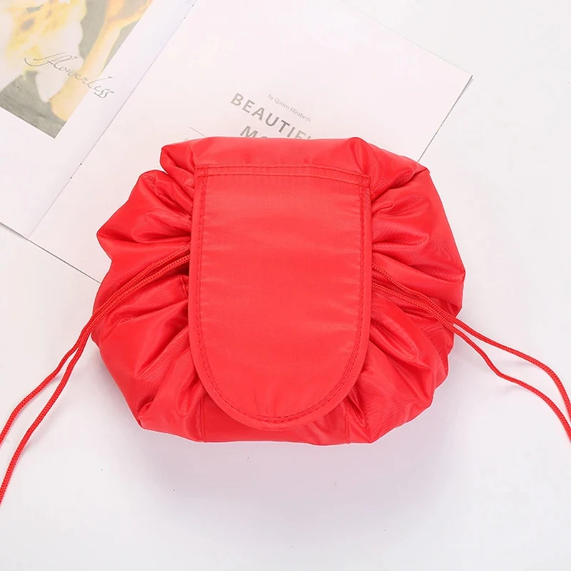 Women Drawstring Cosmetic Bag Travel Storage Makeup Bag Organizer Female Make Up Pouch Portable Waterproof Toiletry Beauty Case - Image 14