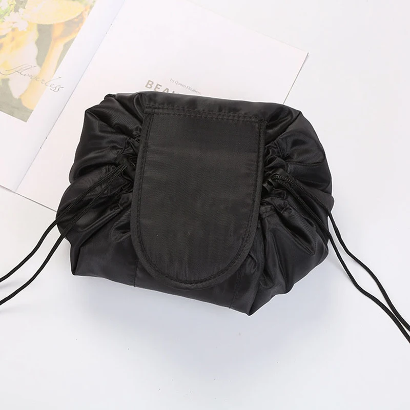 Women Drawstring Cosmetic Bag Travel Storage Makeup Bag Organizer Female Make Up Pouch Portable Waterproof Toiletry Beauty Case - Image 15