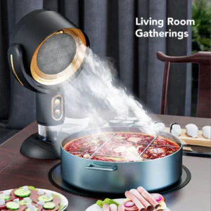 Desktop Range Hood 2 Speed USB Powered Portable Kitchen Exhaust Fan for Apartment 5V 8W Portable Exhaust Hood