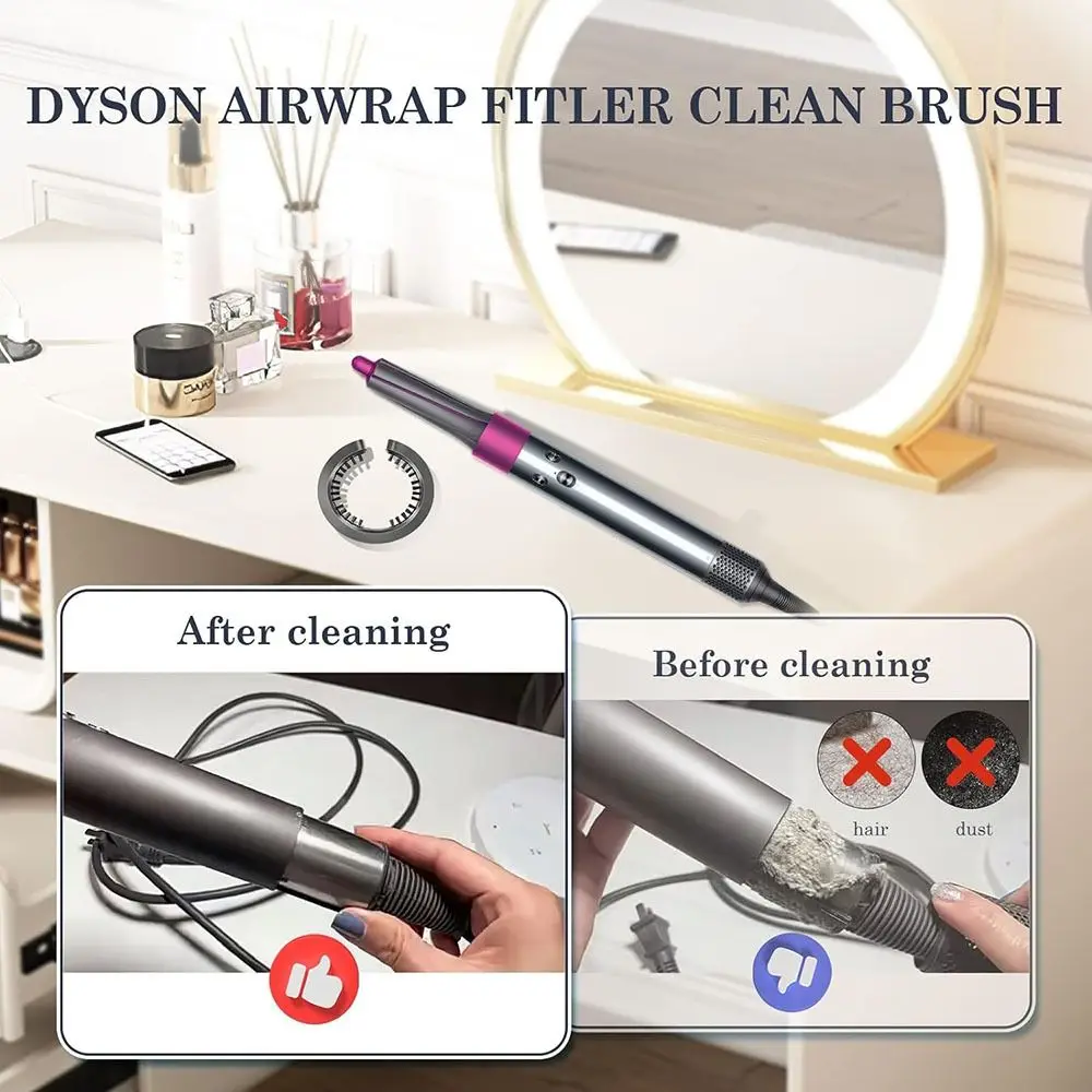 Spare Parts Hair Dryer Filter Brush Airwrap cleaning brush for Dyson Airwrap/HS01/HS05/Dyson Supersonic/HD01/HD08/HD02/HD03/HD04 - Image 5