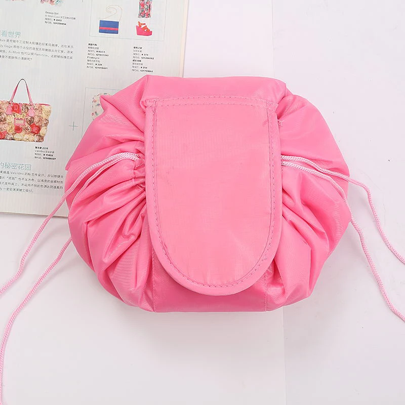 Women Drawstring Cosmetic Bag Travel Storage Makeup Bag Organizer Female Make Up Pouch Portable Waterproof Toiletry Beauty Case - Image 21