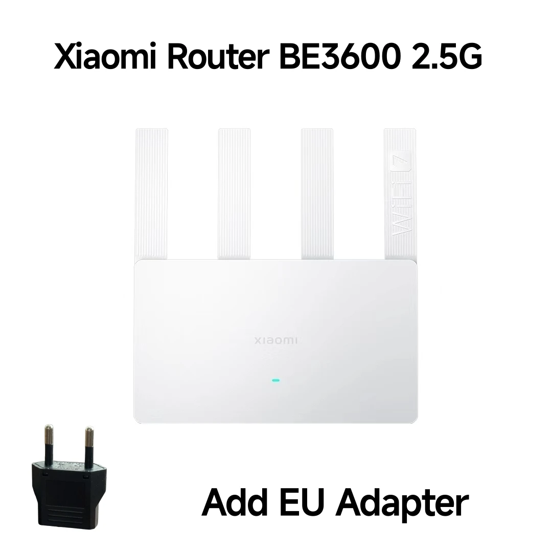 جهاز توجيه شاومي الأصلي BE3600 الجديد بتقنية WiFi 7 ومنفذ إيثرنت 2.5 جيجا هرتز وسرعة شبكة فائقة 3600 ميجابت في الثانية ويعمل مع تطبيق Mi Home للمنزل من التحرير الجماعيراوتر شاومي الأصلي BE3600 الجديد بتقنية واي فاي 7، منفذ إيثرنت 2.5 جيجا، سرعة شبكة فائقة تصل إلى 3600 ميجابت في الثانية، متوافق مع تطبيق Mi Home للتحكم المنزلي - Image 7
