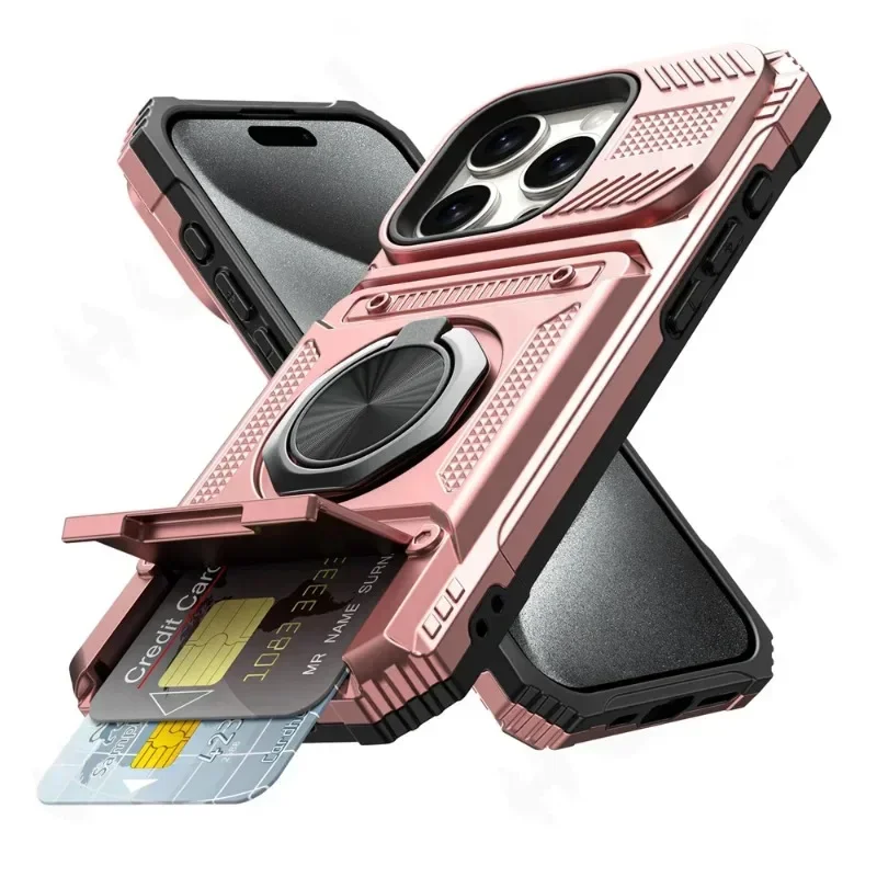 جراب iPhone 16 15 14 13 12 11 Pro Max XS XR 8 7 Plus بحلقة مغناطيسية دوارة وحامل، غطاء محفظة متين للحماية من السقوط من قسم التعديل الجماعيجراب لهاتف آيفون 16، 15، 14، 13، 12، 11 برو ماكس، XS، XR، 8، 7 بلس، مزود بحلقة مغناطيسية دوارة وحامل، حماية متينة ضد السقوط، غطاء محفظة - Image 7