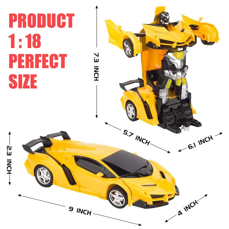 Electric RC Car 2 In 1 Transformation Robots Sports Vehicle Model Robots Boys Toys Remote Cool RC Deformation Cars Kid Toy Gifts - Image 5