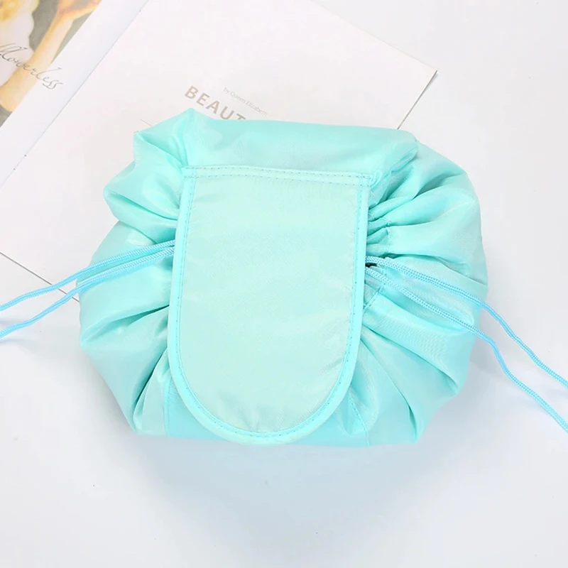 Women Drawstring Cosmetic Bag Travel Storage Makeup Bag Organizer Female Make Up Pouch Portable Waterproof Toiletry Beauty Case - Image 17