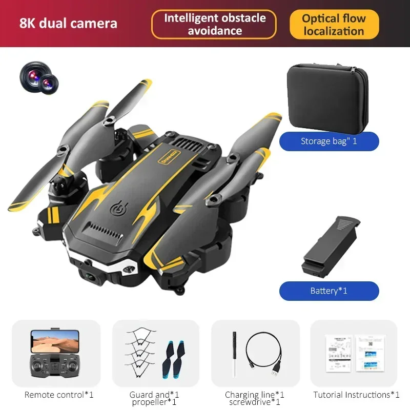 طائرة بدون طيار خارجية G6 5G احترافية بدقة 8K HD للتصوير الجوي متعدد الاتجاهات وتجنب العوائق، رباعية المراوح، مسافة 10000 متر من التحرير الجماعيطائرة درون خارجية G6 احترافية بتقنية 5G، تصوير جوي بدقة 8K HD، متعددة الاتجاهات، تجنب العوائق، مدى يصل إلى 10000 متر - Image 8