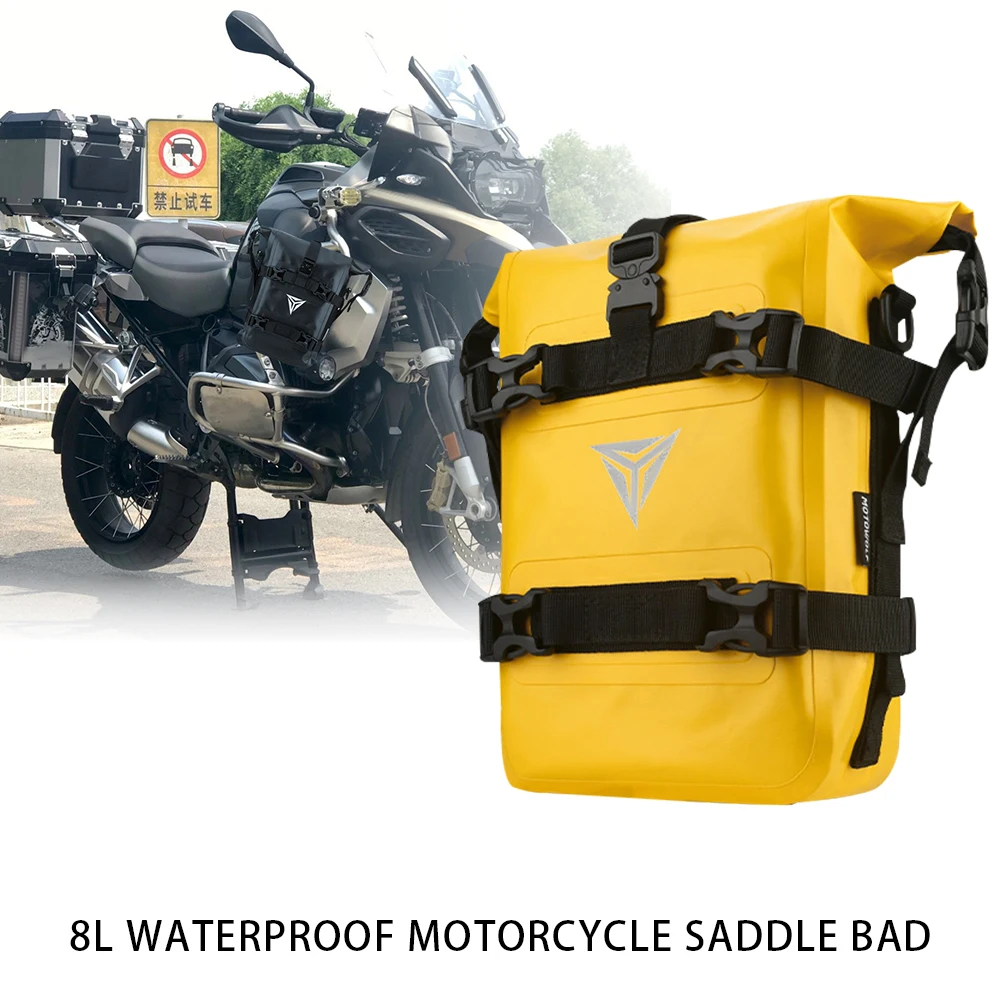 حقيبة مقاومة للماء لإطار دراجة BMW R1200GS R1250GS ADV و HONDA NC750X CB500X النارية، مع قضبان حماية، وحقيبة أدوات إصلاح المصد من قسم التعديل الجماعيحقيبة مقاومة للماء لحماية هيكل الدراجة النارية BMW R1200GS وR1250GS وADV وHONDA NC750X وCB500X، مع أدوات إصلاح المصدات. - Image 9