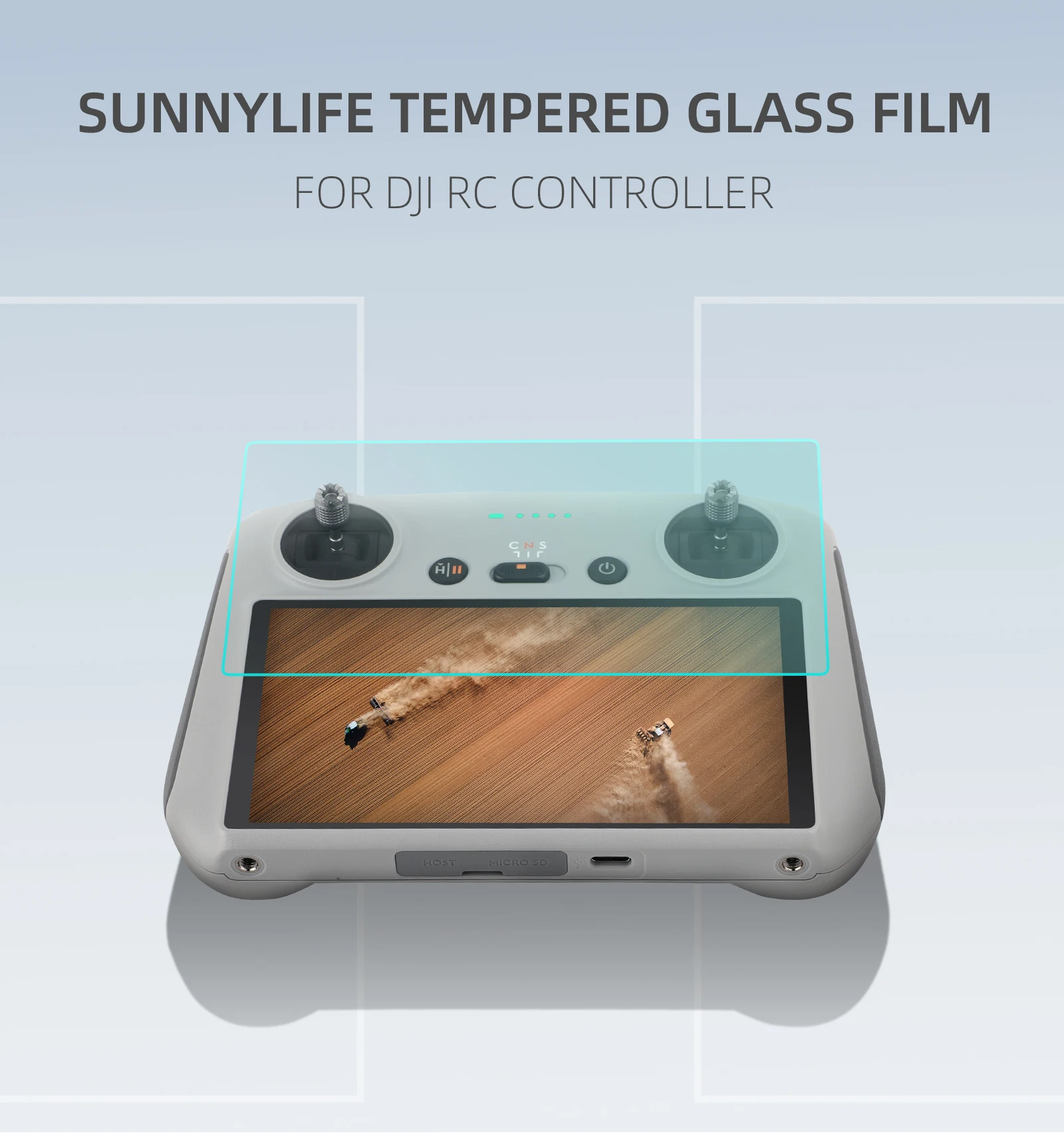 فيلم الحماية لـ DJI Mini 3/3 Pro Mini 4 5 Pro HD Glass Screen Protector Anti-Scratch Screen Film RC RC 2 Remote Accessories من التحرير الجماعيفيلم حماية لشاشة DJI Mini 3/3 Pro Mini 4 5 Pro HD من الزجاج المقاوم للخدش، ملحقات جهاز التحكم عن بعد RC 2 - Image 5