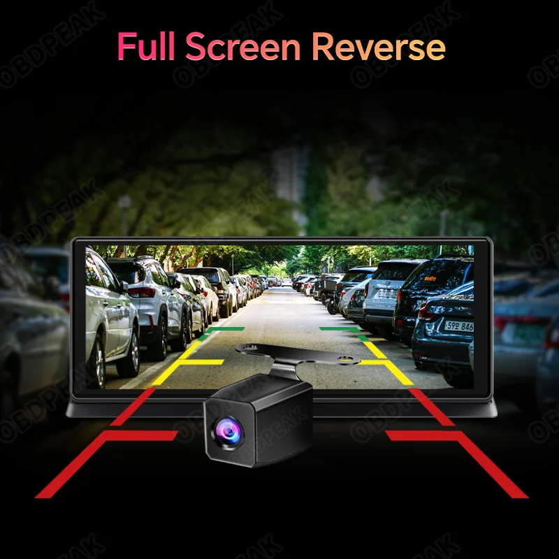 K2 Pro 11.3" Car DVR 4K Camera Wireless Carplay Android auto Ai Screen Dash Cam Dual Len Video Recorder GPS Navigation Dashboard - Image 6