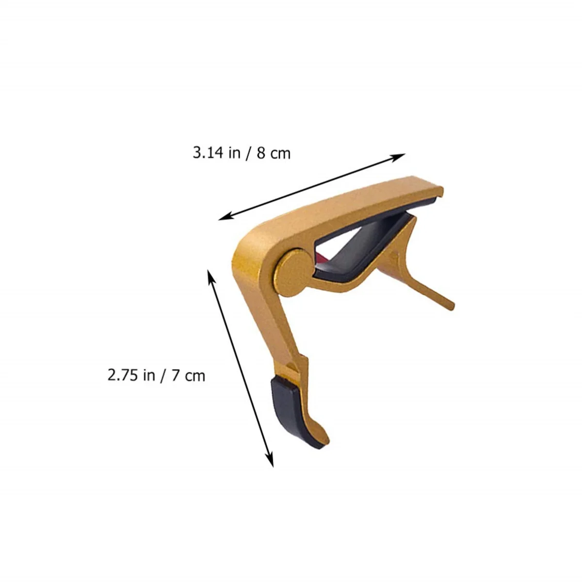 Miwayer Guitar Capo Aluminum Metal Universal Guitar Clamp Capo Clamp for Various Types String Instrument Guitar Accessories من التحرير الجماعيمشبك تثبيت غيتار عالمي من الألومنيوم من Miwayer، مناسب لأنواع مختلفة من الآلات الوترية، ملحقات غيتار - Image 2
