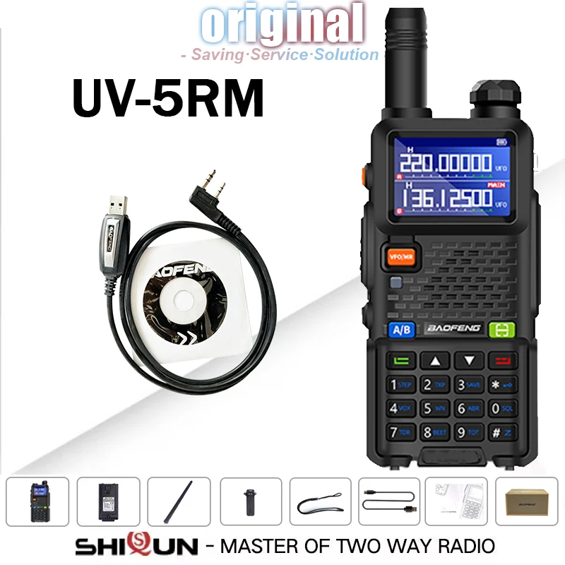 جهاز اتصال لاسلكي باوفينغ UV-5RM ببطارية 3800 مللي أمبير وشاحن USB-C بقدرة 14.5 واط، يدعم نطاقات UHF وVHF اللاسلكية، ونسخ الترددات حتى 999 قناة، وتحديث راديو FM للهواة UV-5RH من قسم التحرير الجماعيجهاز لاسلكي باوفينغ UV-5RM، بطارية 3800 مللي أمبير، شاحن USB-C، 14.5 واط، نطاق ترددات UHF وVHF، نطاق تردد النسخ اللاسلكي 999 قناة، تحديث راديو FM للهواة UV-5RH - Image 18